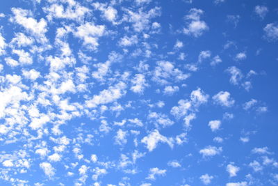 Low angle view of clouds in sky