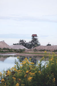 Scenic view of historic building against sky