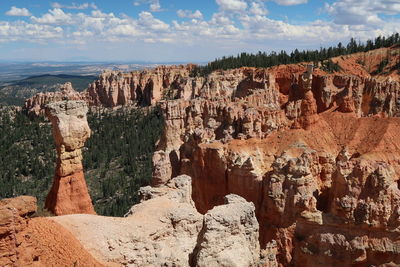 Scenic view of bryce canyon