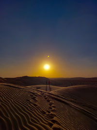 Desert sunset oman