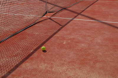 Close-up of ball on the floor