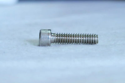 Full frame shot of metal over white background