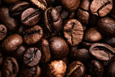 Full frame shot of coffee beans