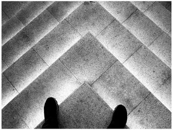 Low section of man on floor
