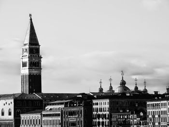 Buildings against sky in city