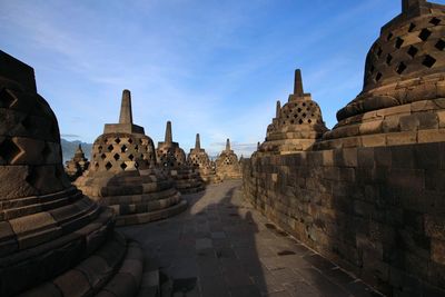 Panoramic view of historical building against sky