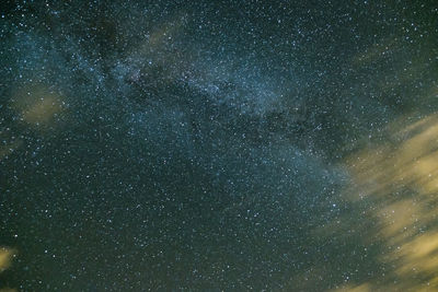 Low angle view of stars in sky