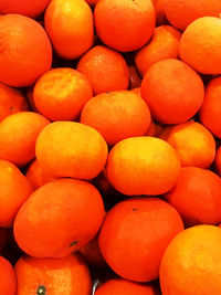 Full frame shot of oranges