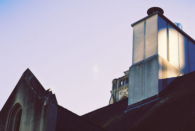 Low angle view of building against sky
