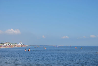 Adriatic sea at lido delle nazioni in comacchio, ferrara, emilia romagna, italy.