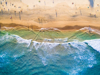 Aerial view of beach