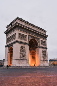 Low angle view of monument