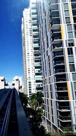 Low angle view of modern building
