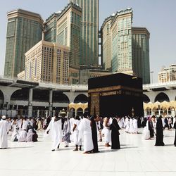 Worshippers at hajj