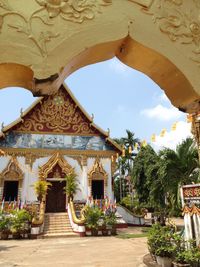 Facade of a temple