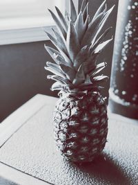 Close-up of fruit on table at home