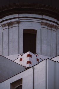 Low angle view of sign on building