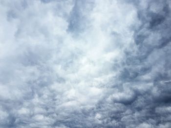 Low angle view of clouds in sky
