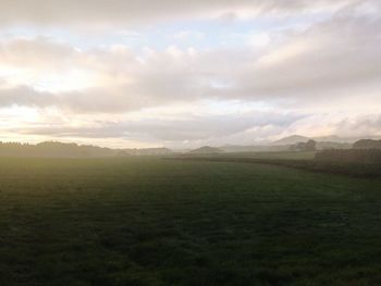 Scenic view of landscape against sky