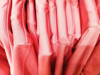 Full frame shot of pink fabric