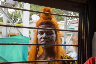 Disguise or bahurupi is a community of folk artists who portray different mythological hindu gods 