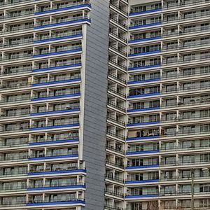 Low angle view of modern building