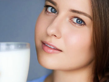 Close-up of young woman