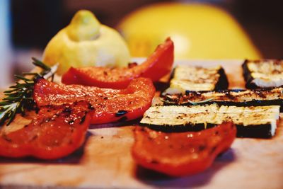 Close-up of dessert in plate