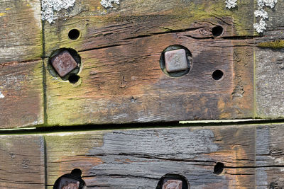 Close-up of rusty metal