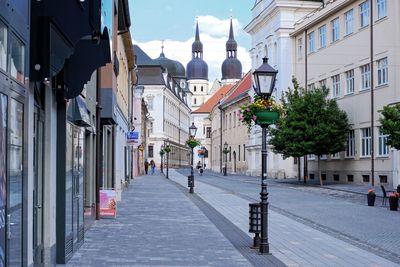 Street amidst buildings in city