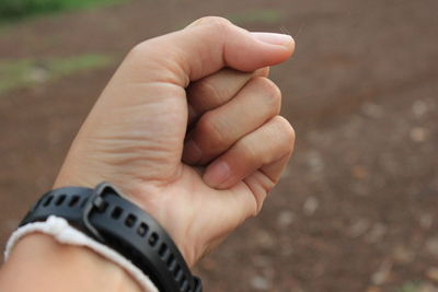 Midsection of person