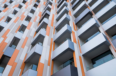 Low angle view of building against clear sky