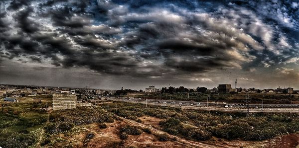 Landscape against sky