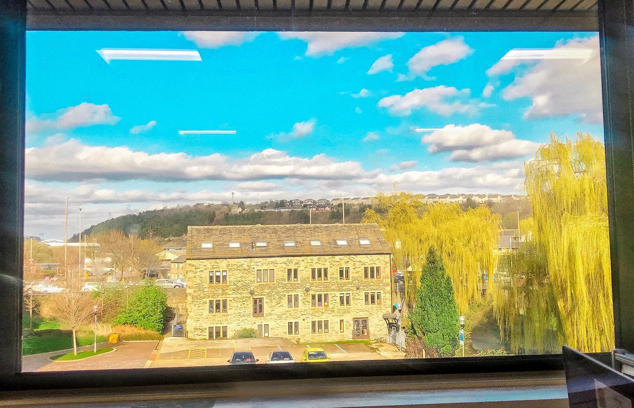 BUILDINGS AGAINST SKY