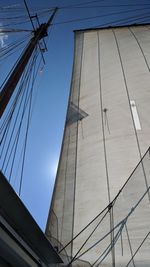 Low angle view of building against clear sky