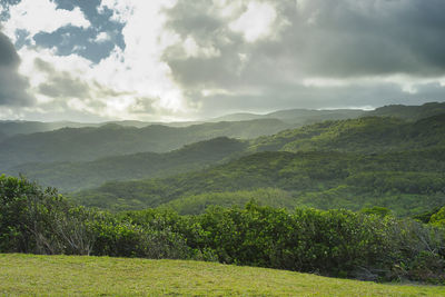 Scenic view of landscape against sky