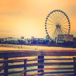 Ferris wheel against sky