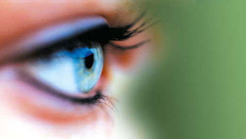 Extreme close-up of woman eye