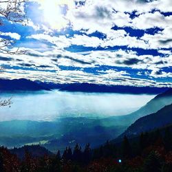 Scenic view of landscape against sky
