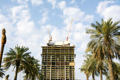 Low angle view of building against sky