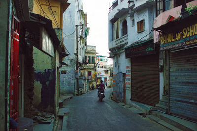 Street amidst buildings in city