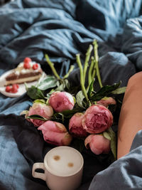 Close-up of rose bouquet