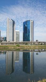 View of buildings in city