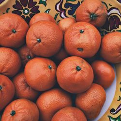 Full frame shot of fruits for sale in market