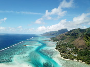 Moorea sky view 