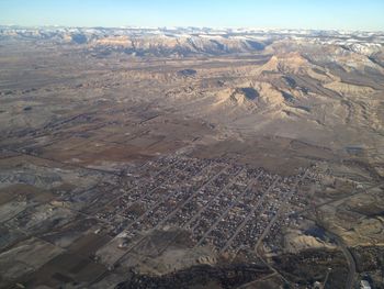 Aerial view of landscape