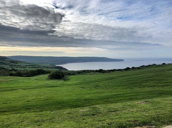 Scenic view of landscape against sky