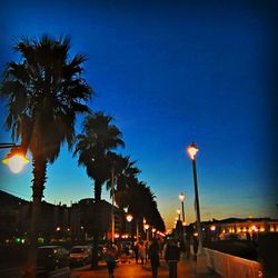 Road at night