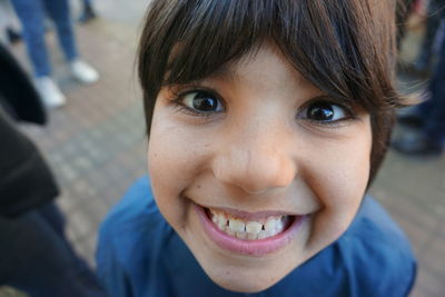 Close-up portrait of girl