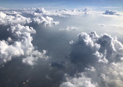 Low angle view of clouds in sky